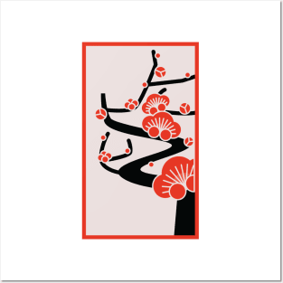 Plain Plum Blossom Posters and Art